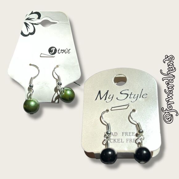 Bundle Sale 3 for $15 | Earring Set – Two Pairs of New Dangle Earrings - Picture 1 of 9